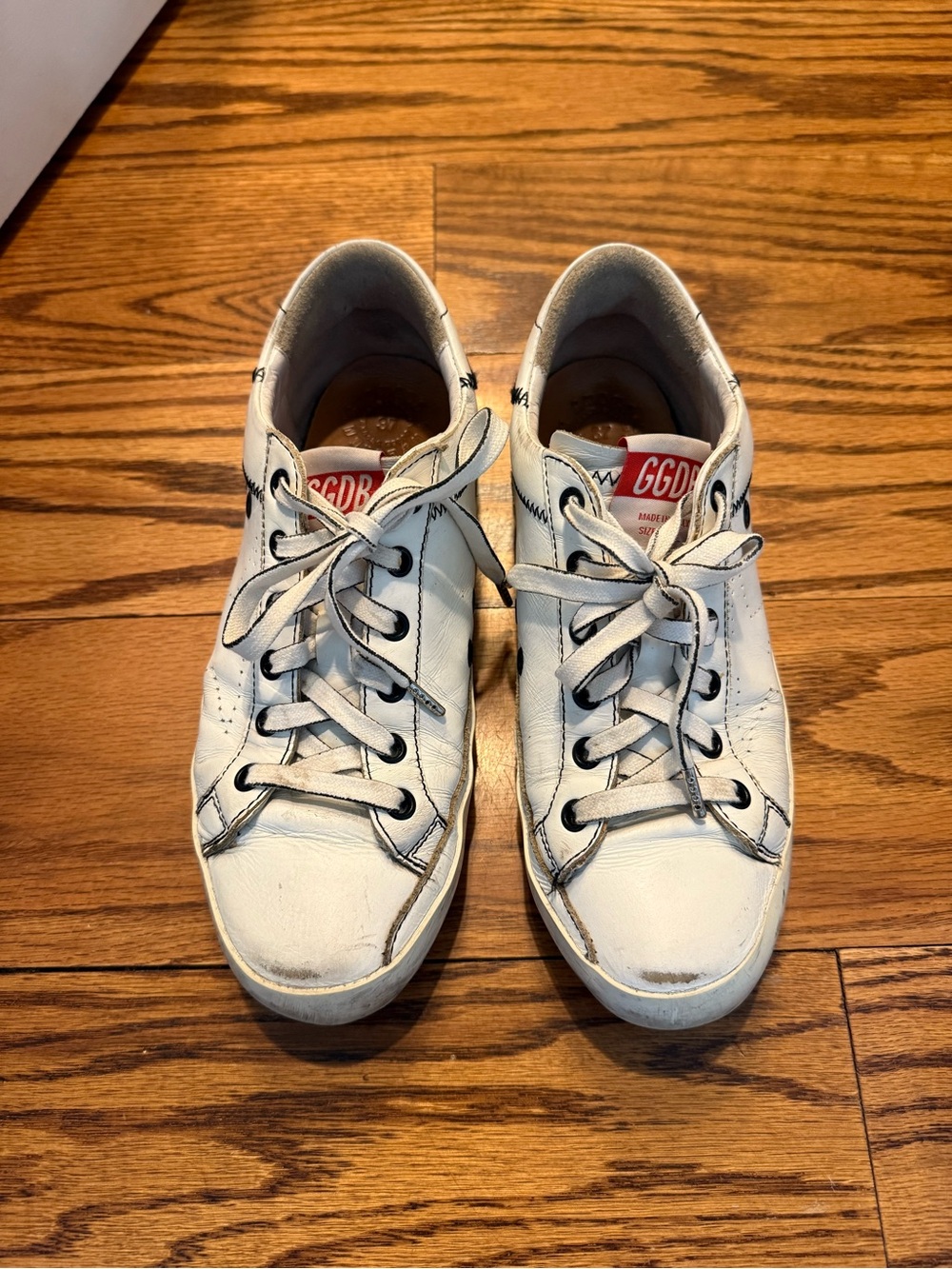 Golden Goose White Low-Top Sneakers size 37